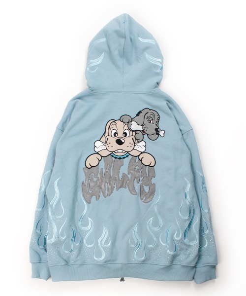 A'GEM/9 × .kom 『GALFY/ガルフィー』ファイヤーピカピカジップアップ