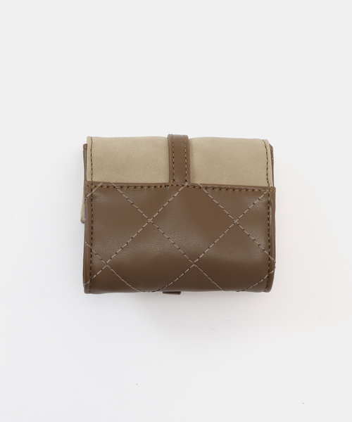 SLOBE IENA(スローブイエナ)の「SLOBE IENA ポーチ付きキルティングバッグ(ショルダーバッグ・レディース・ベージュ/ブラウン・FREE)」の18枚目の写真