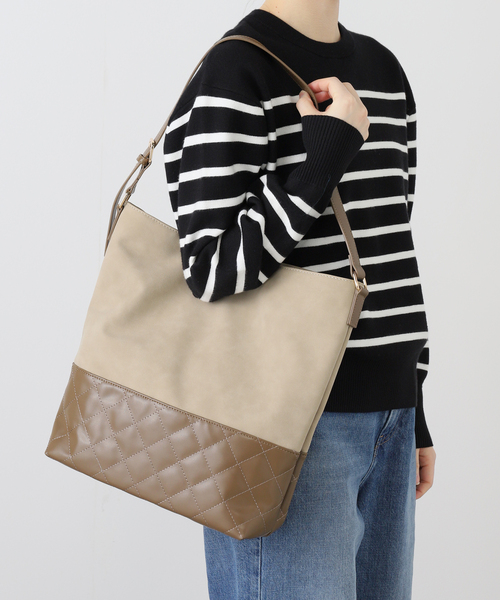 SLOBE IENA ポーチ付きキルティングバッグ（ショルダーバッグ）｜SLOBE