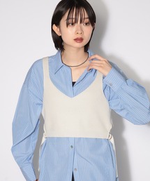 PAGEBOY | サイドベルトニットビスチェ(その他トップス)