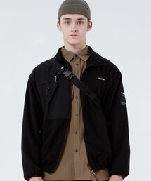 PIECEMAKER（ピースメーカー）の「FLEECE ZIPUP JACKET (BLACK)（その他アウター）」