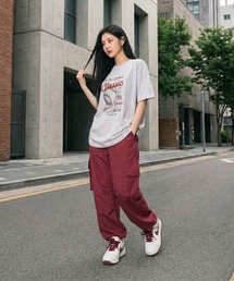 アメリカンスポーツイラストグラフィックTシャツ