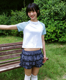 Cavish | CAVISH x LELBO BROWN W STAR RAGLAN SS TEE WHITE(CV2FMFT545C)(Tシャツ/カットソー)