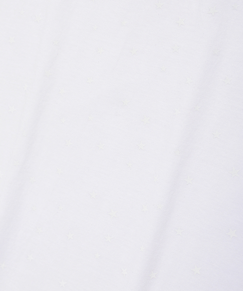 Cavish(カビシ)の「CAVISH x LELBO BROWN W STAR RAGLAN SS TEE WHITE(CV2FMFT545C)(Tシャツ/カットソー・レディース・ホワイト・FREE)」の5枚目の写真