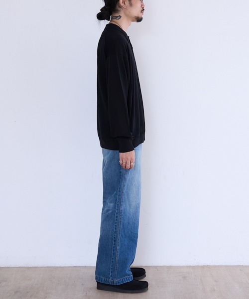 crepuscule(クレプスキュール)の「crepuscule L/S Polo (2601-013)(ポロシャツ・メンズ・ブラック/ブルー系その他・0/1/2)」の9枚目の写真
