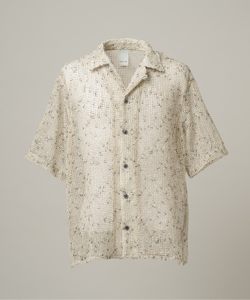 CASPER JOHN(キャスパージョン)の「Nep KARAMI shirts/ネップカラミシャツ(シャツ/ブラウス・メンズ・ブラック/ホワイト/ネイビー・MEDIUM/X-SMALL/LARGE/SMALL)」の14枚目の写真