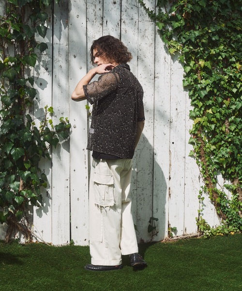 CASPER JOHN(キャスパージョン)の「Nep KARAMI shirts/ネップカラミシャツ(シャツ/ブラウス・メンズ・ブラック/ホワイト/ネイビー・MEDIUM/X-SMALL/LARGE/SMALL)」の9枚目の写真