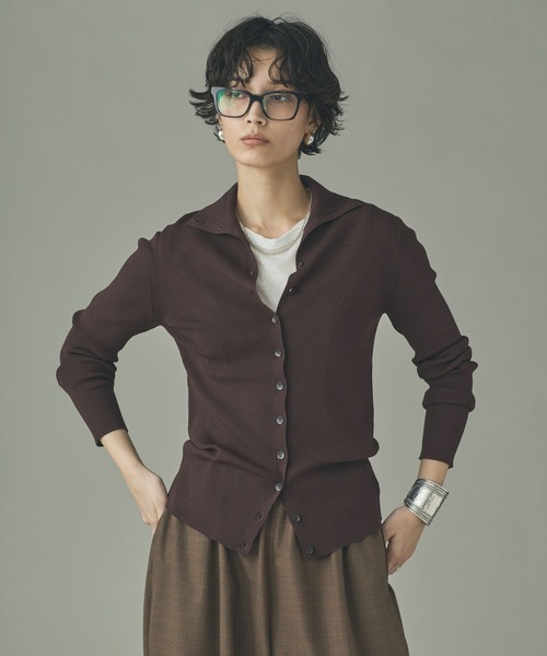 Curensology(カレンソロジー)の「Curensology(カレンソロジー)/ドライウールニットプルオーバー(ニット/セーター・レディース・ホワイト/ブラック/ブラウン・FREE)」の21枚目の写真