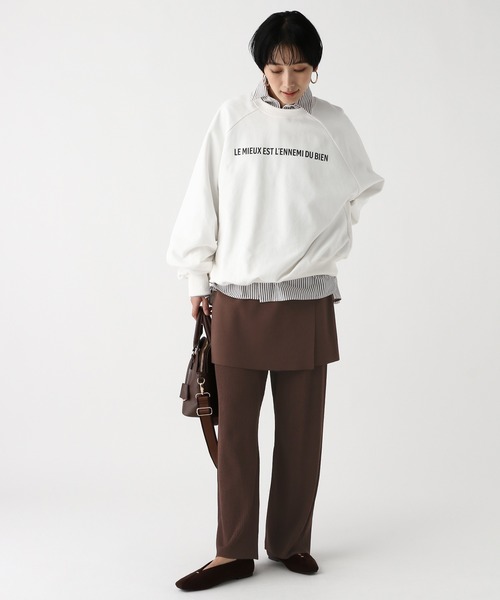 Elura（エルーラ）の「サラサラタッチ2WAYスカート/643260（スカート・レディース・ブラック/ホワイト/ブラウン・FREE）」の7枚目の写真