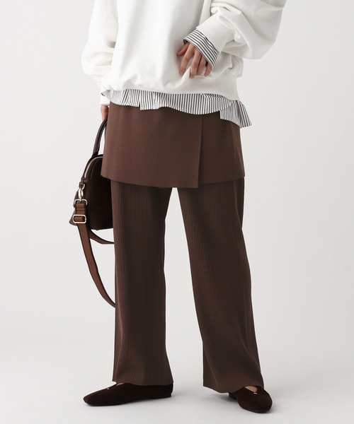 Elura（エルーラ）の「サラサラタッチ2WAYスカート/643260（スカート・レディース・ブラック/ホワイト/ブラウン・FREE）」の10枚目の写真