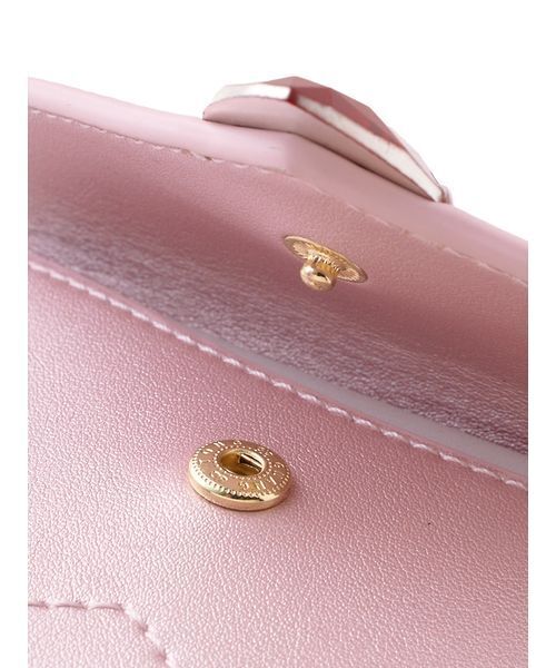 LILY BROWN（リリーブラウン）の「ラブレターカードケース（カードケース・レディース・ホワイト/シルバー/ピンク・F）」の9枚目の写真