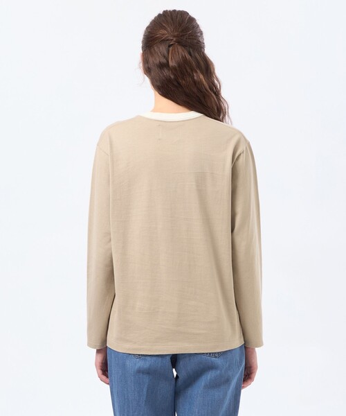 MACKINTOSH PHILOSOPHY(マッキントッシュ フィロソフィー)の「バッキンガムベア リンガーロンT(Tシャツ/カットソー・レディース・ブルー/ブラック/ベージュ・38)」の9枚目の写真