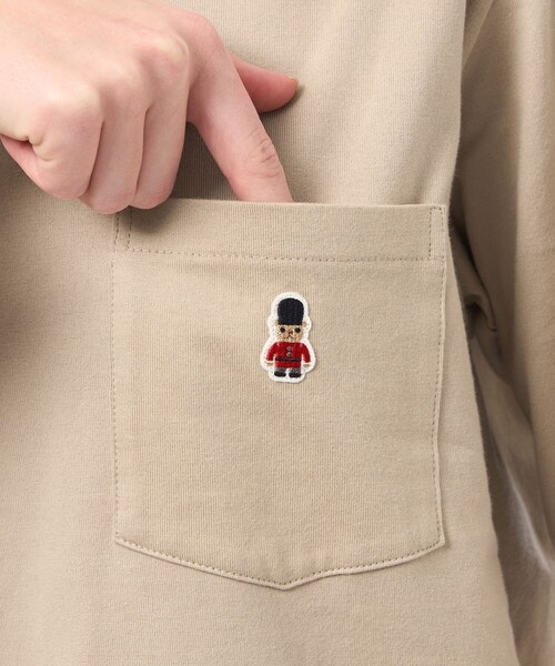 MACKINTOSH PHILOSOPHY(マッキントッシュ フィロソフィー)の「バッキンガムベア リンガーロンT(Tシャツ/カットソー・レディース・ブルー/ブラック/ベージュ・38)」の11枚目の写真