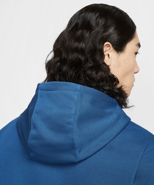 NIKE（ナイキ）の「ナイキ NIKE ナイキ クラブ FTプルオーバーL/Sフーディ（スウェット・メンズ・アイボリー/ブルー・S/M/L/LL/3L）」の6枚目の写真