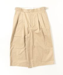 TWO TUCK CROPPED TROUSERS