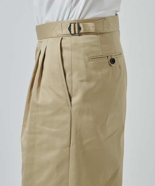 markaware（マーカウェア）の「【markaware/marka】TWO TUCK CROPPED TROUSERS（その他パンツ・メンズ・ベージュ・1）」の5枚目の写真