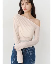 MURUA | ドレープワンショルトップス(Tシャツ/カットソー)