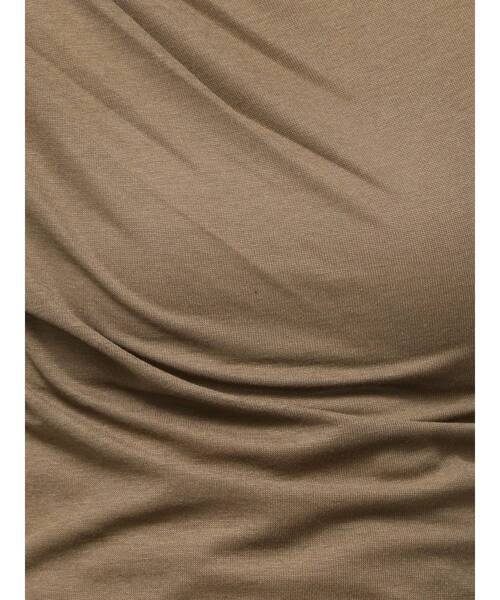 MURUA（ムルーア）の「ドレープワンショルトップス（Tシャツ/カットソー・レディース・ホワイト/ブラック/モカ・FREE）」の15枚目の写真