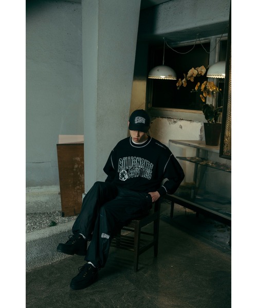 BILLIONAIRE BOYS CLUB(ビリオネア・ボーイズ・クラブ)の「FELT LOGO SWEATSHIRT ARCH LOGO(スウェット・メンズ・ネイビー/グレー/ブラック・X-LARGE/LARGE/MEDIUM)」の5枚目の写真