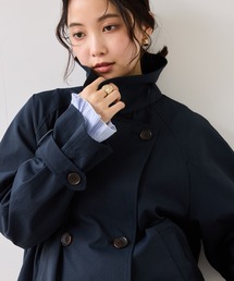 VIS | ショートトレンチコート/UVケア・撥水・花粉ガード(トレンチコート)