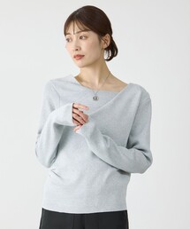 ドレープニットプルオーバー