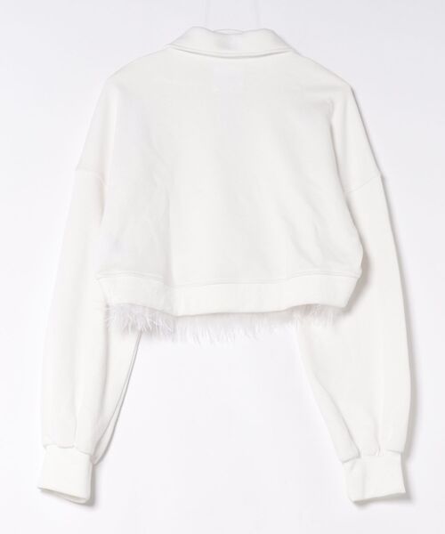 Narcissus（ナルシス）の「【MIDVEIN】ファージップスウェット（スウェット・レディース・ホワイト・FREE）」の7枚目の写真