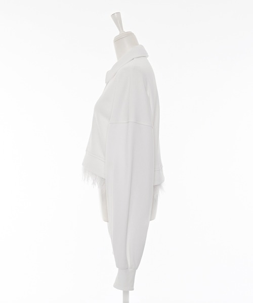 Narcissus（ナルシス）の「【MIDVEIN】ファージップスウェット（スウェット・レディース・ホワイト・FREE）」の5枚目の写真