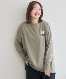 meeny miny | 【meeny miny】CAT & BAKES 9456『ドキッ』ロンT(Tシャツ/カットソー)