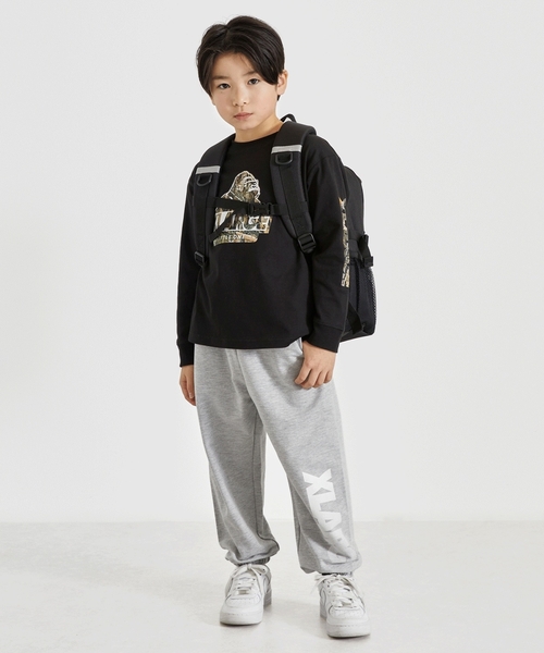 XLARGE KIDS（エクストララージキッズ）の「ロゴストリング バックパック（バックパック/リュック・キッズ・ベージュ/ブラック/ネイビー・F）」の14枚目の写真