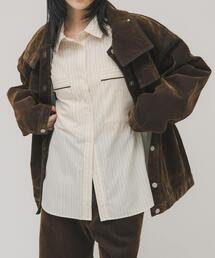 KBF | ストライプBIGシャツ(シャツ/ブラウス)