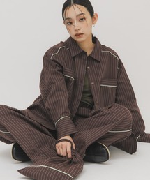 KBF | ストライプBIGシャツ(シャツ/ブラウス)