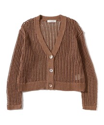 Demi-Luxe BEAMS | 3ゲージ コットン メッシュ カーディガン(カーディガン/ボレロ)