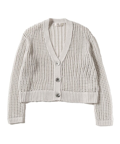 Demi-Luxe BEAMS（デミルクス ビームス）の「3ゲージ コットン メッシュ カーディガン（カーディガン/ボレロ・レディース・ライトブラウン/ホワイト系その他6・ONE SIZE）」の3枚目の写真