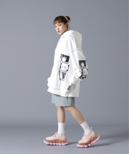 over print(オーバープリント)の「overprint/オーバープリント/SIGNBOARD Hoodie 7th Anniversary(パーカー・レディース・ホワイト/ブラック・L/S/M/2XL/XL)」の7枚目の写真