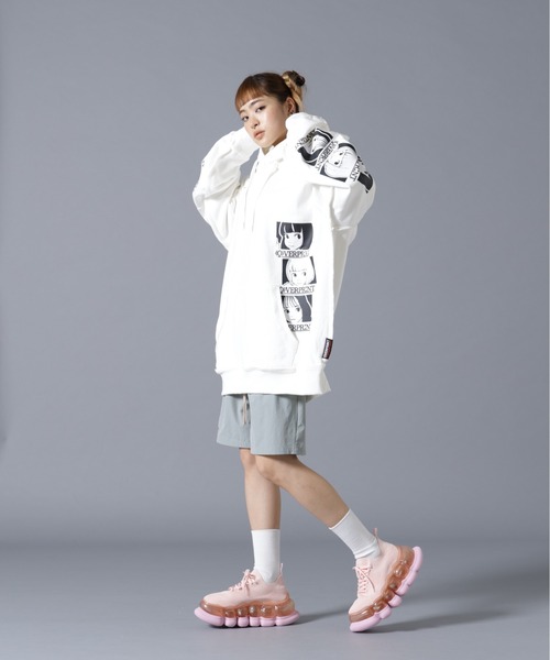 over print(オーバープリント)の「overprint/オーバープリント/SIGNBOARD Hoodie 7th Anniversary(パーカー・レディース・ホワイト/ブラック・L/S/M/2XL/XL)」の8枚目の写真