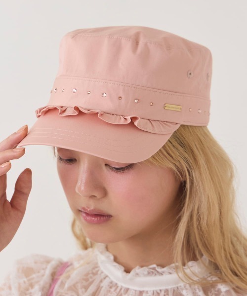 kaorinomori（カオリノモリ）の「kaorinomori  リオンドゴール / カオリノモリ（キャップ・レディース・ピンク/モスグリーン/ネイビー・FREE）」の19枚目の写真