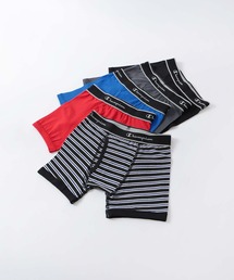Champion（チャンピオン）の「【5枚セット】Champion キッズ Cotton Stretch Trunk 抗菌防臭 前開き ボクサーパンツ 95452003（ボクサーパンツ）」