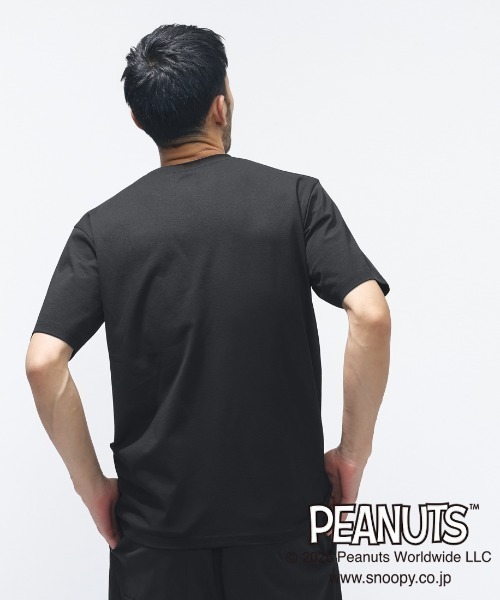 PEANUTS（ピーナッツ）の「ピーナッツ  UVカットドライグラフィックTシャツ JOE COOL（Tシャツ/カットソー・メンズ・ネイビー/ホワイト/ブラック・LL/L/M/S/3L）」の7枚目の写真
