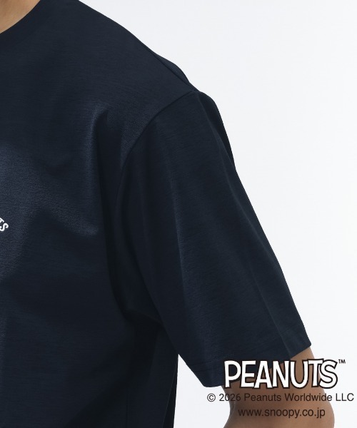 PEANUTS（ピーナッツ）の「ピーナッツ  UVカットドライグラフィックTシャツ JOE COOL（Tシャツ/カットソー・メンズ・ネイビー/ホワイト/ブラック・LL/L/M/S/3L）」の5枚目の写真