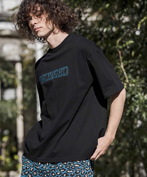 CAMBIO（カンビオ）の「mt10258-ビッグシルエットプリントT（ORDERED） Tシャツ(2601123MCB)（Tシャツ/カットソー・メンズ・ホワイト/ブラック/グレー・S/M/L/XL）」の3枚目の写真