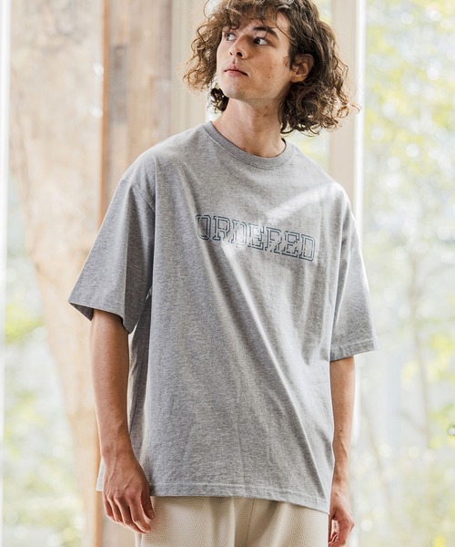 CAMBIO（カンビオ）の「mt10258-ビッグシルエットプリントT（ORDERED） Tシャツ(2601123MCB)（Tシャツ/カットソー・メンズ・ホワイト/ブラック/グレー・S/M/L/XL）」の13枚目の写真