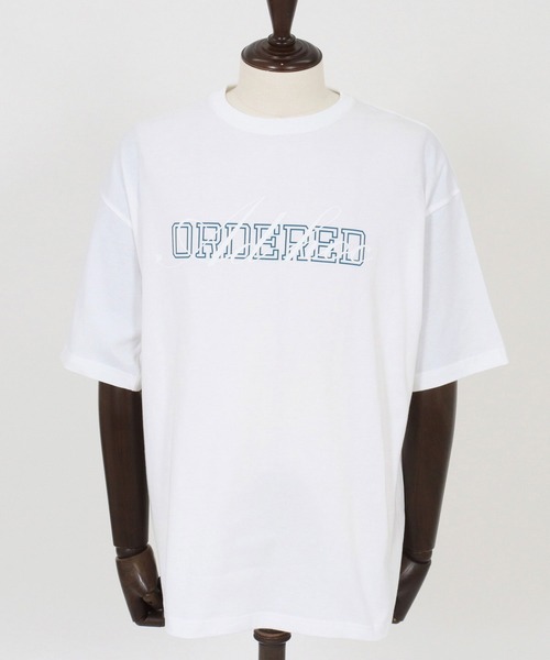 CAMBIO（カンビオ）の「mt10258-ビッグシルエットプリントT（ORDERED） Tシャツ(2601123MCB)（Tシャツ/カットソー・メンズ・ホワイト/ブラック/グレー・S/M/L/XL）」の17枚目の写真