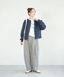 サラリト天竺 スナップカーディガン