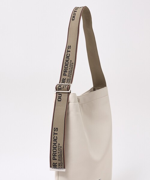 OUTDOOR PRODUCTS(アウトドアプロダクツ)の「【OUTDOOR PRODUCTS】Jacquard Tape Tote ロゴテープ 縦型トートバッグ(トートバッグ・レディース・アイボリー/ブラック/グレー・フリー)」の9枚目の写真