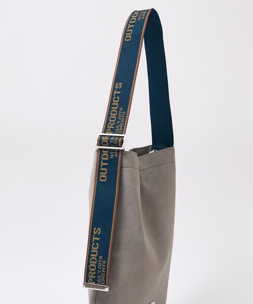 OUTDOOR PRODUCTS(アウトドアプロダクツ)の「【OUTDOOR PRODUCTS】Jacquard Tape Tote ロゴテープ 縦型トートバッグ(トートバッグ・レディース・アイボリー/ブラック/グレー・フリー)」の10枚目の写真