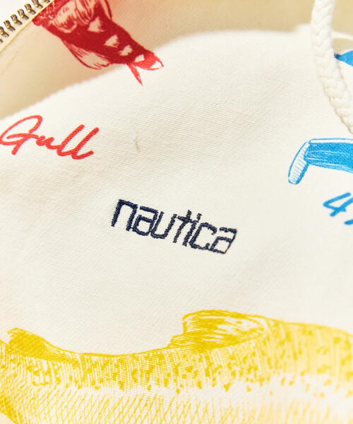 NAUTICA（ノーティカ）の「NAUTICA/ノーティカ OCEAN総柄 ツイル ジップアップ フードブルゾン（ブルゾン・メンズ・ネイビー/その他/オフホワイト・X-LARGE/LARGE/MEDIUM）」の18枚目の写真