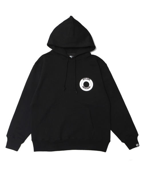EXAMPLE(エグザンプル)の「EXAMPLE ROUND LOGO HOODIE(パーカー・メンズ・ネイビー/ブラック/アッシュ・XXL/XL/L/M)」の12枚目の写真