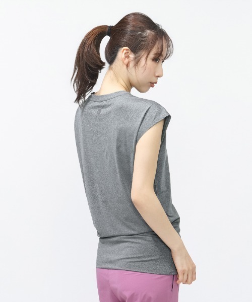 ROXY(ロキシー)の「ロキシー ROXY フィットネス 半袖Tシャツ(Tシャツ/カットソー・レディース・グレー/ブルー・M/L/S)」の3枚目の写真
