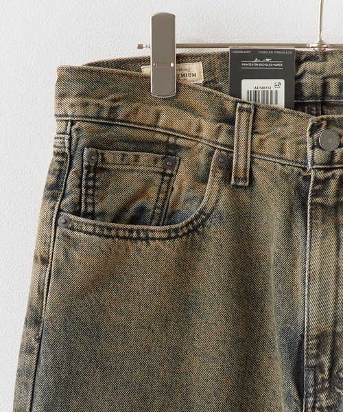 Levi's(リーバイス)の「LEVI'S/リーバイス 578 バギージーンズ ブラウン デニムパンツ ジーパン バギーパンツ テーパード 秋 秋服 2026年秋冬(デニムパンツ・メンズ・ライトブラック・30inch/32inch/34inch/36inch)」の7枚目の写真