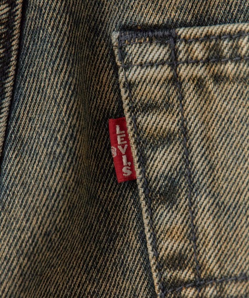 Levi's(リーバイス)の「LEVI'S/リーバイス 578 バギージーンズ ブラウン デニムパンツ ジーパン バギーパンツ テーパード 秋 秋服 2026年秋冬(デニムパンツ・メンズ・ライトブラック・30inch/32inch/34inch/36inch)」の4枚目の写真
